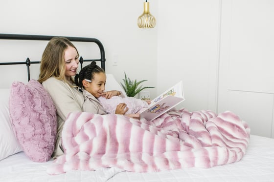 Minky NEW deals Sew Sweet Rosewater Pink Seal Blanket